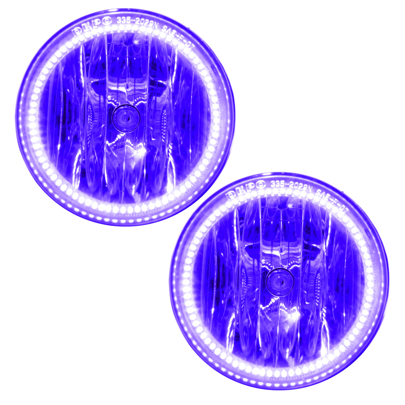 Nissan Frontier Fog Light Halo Kit - ORACLE Lighting - LED, UV/Purple - UV/Purple - `01-`04